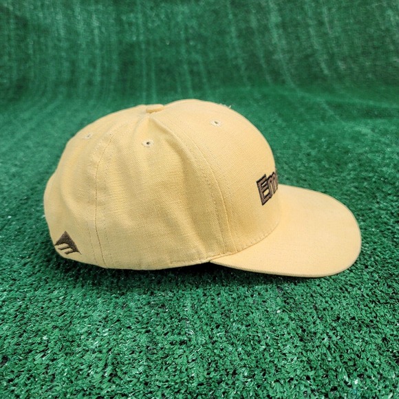 Vintage Emerica Hat Cap Adult Adjustable Yellow Snapback Spellout Skateboard - Picture 6 of 13